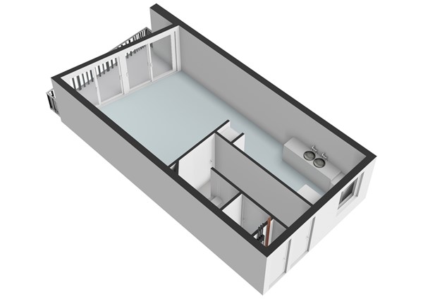 Beverenstraat 61, 1066 WD Amsterdam - Beverenstraat 61 - Amsterdam - Benedenverdieping - 3D  _2.jpg