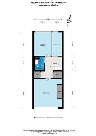 Pieter Calandlaan 411, 1068 NK Amsterdam - Pieter Calandlaan 411 - Amsterdam - Benedenverdieping - 2D.jpg