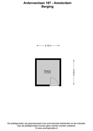 Ardennenlaan 187, 1066 SE Amsterdam - Ardennenlaan 187 - Amsterdam - Berging - 2D.jpg