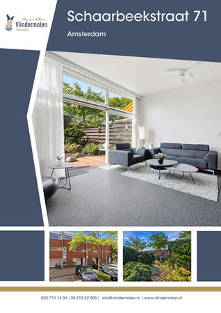 Brochure preview - Schaarbeekstraat 71, 1066 WH AMSTERDAM (1)
