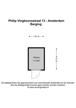 Philip Vingboonsstraat 13, 1067 BG Amsterdam - 
