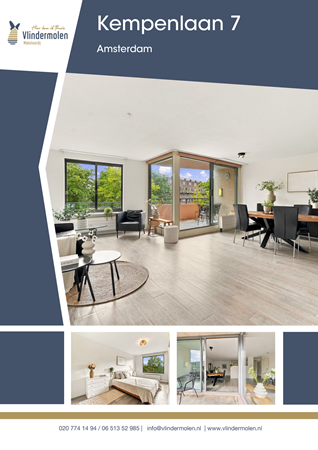 Brochure preview - Kempenlaan 7, 1066 PW AMSTERDAM (1)