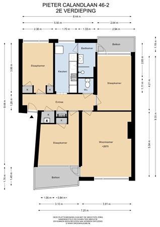 Pieter Calandlaan 46-2, 1065 KP Amsterdam - 2E Verdieping - 2D.jpg