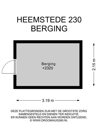Heemstede 230, 1187 MG Amstelveen - Berging - 2D.jpg