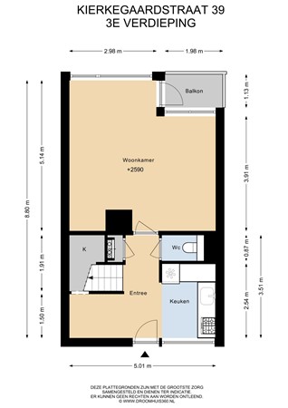 Kierkegaardstraat 39, 1185 AH Amstelveen - 3E Verdieping - 2D.jpg