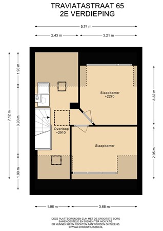 Traviatastraat 65, 1183 NZ Amstelveen - 2E Verdieping - 2D.jpg