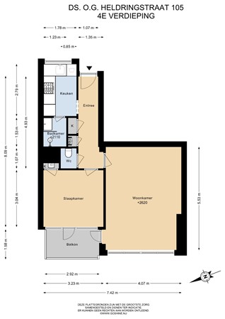 Dominee O.G. Heldringstraat 105, 1185 CL Amstelveen - 4E Verdieping - 2D.jpg
