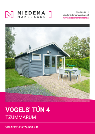 Brochure preview - Vogels' Tún 4, 8851 HV TZUMMARUM (1)