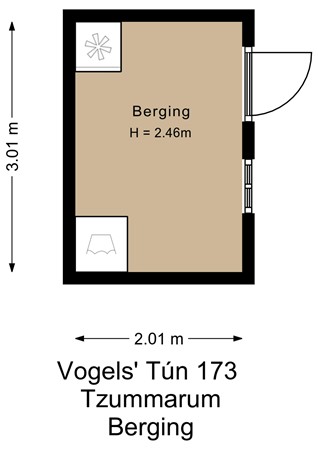 Vogels' Tún 82, 8851 HV Tzummarum - Berging - 2D.jpg