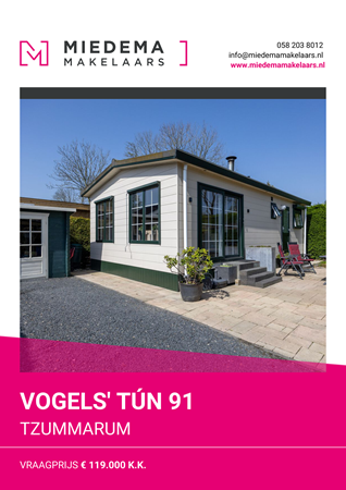 Brochure preview - Vogels' Tún 91, 8851 HT TZUMMARUM (1)