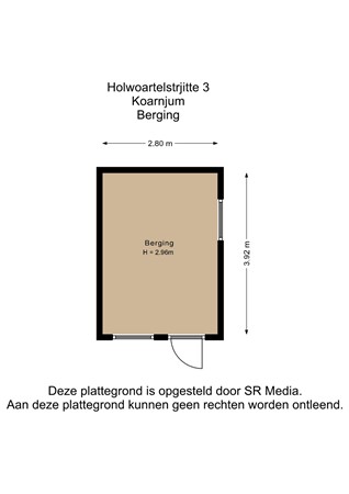 Holwoartelstrjitte 3, 9056 PA Koarnjum - Berging - 2D.jpg