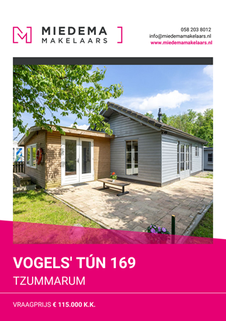 Brochure preview - Vogels' Tún 169, 8851 HT TZUMMARUM (1)