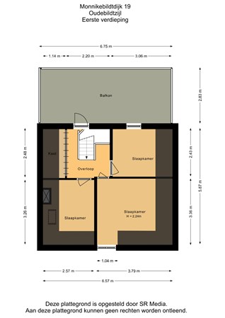 Monnikebildtdijk 19, 9078 VB Oudebildtzijl - Eerste verdieping - 2D.jpg