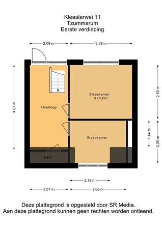 Kleasterwei 11, 8851 GP Tzummarum - Eerste verdieping - 2D.jpg