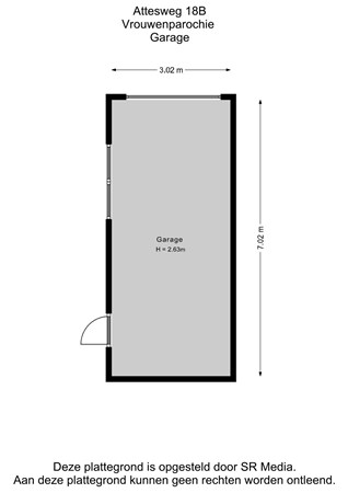 Attesweg 18B, 9077 PL Vrouwenparochie - Garage - 2D.jpg