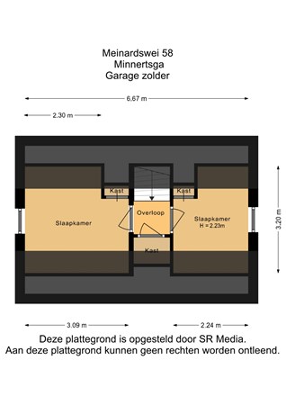 Meinardswei 58, 9047 KC Minnertsga - Garage zolder - 2D.jpg