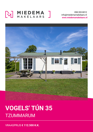 Brochure preview - Vogels' Tún 35, 8851 HT TZUMMARUM (1)