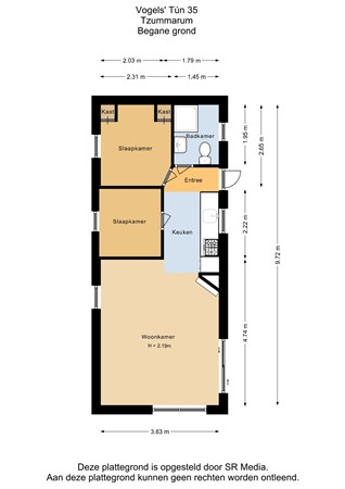 Vogels' Tún 35, 8851 HT Tzummarum - Begane grond - 2D.jpg