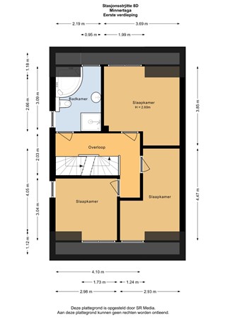 Stasjonsstrjitte 8D, 9047 HL Minnertsga - Eerste verdieping - 2D.jpg