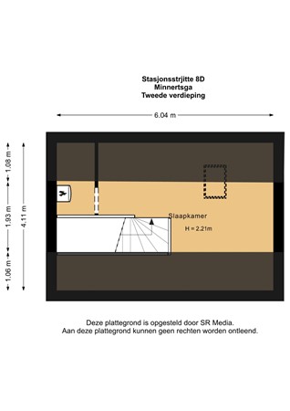 Stasjonsstrjitte 8D, 9047 HL Minnertsga - Tweede verdieping - 2D.jpg