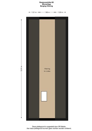 Stasjonsstrjitte 8D, 9047 HL Minnertsga - Berging Vliering - 2D.jpg