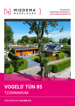 Brochure preview - Vogels' Tún 85, 8851 HT TZUMMARUM (1)