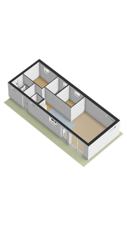 Vogels' Tún 85, 8851 HT Tzummarum - Begane grond - 3D.png