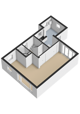 Valeriusstraat 108, 8915 AM Leeuwarden - Begane grond - 3D.png