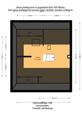 Valeriusstraat 108, 8915 AM Leeuwarden - Tweede verdieping - 2D.jpg