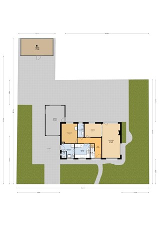 Ir Cm Van Der Slikkeleane 4A, 9041 CH Berltsum - Ir CM van der Slikkeleane 4A - Situatie - 2D.jpg