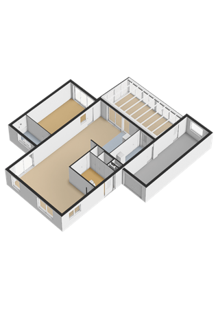 Broedertrouw 12, 9079 KX Sint Jacobiparochie - Begane grond - 3D.png