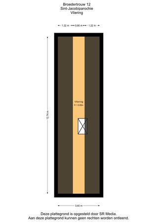 Broedertrouw 12, 9079 KX Sint Jacobiparochie - Vliering - 2D.jpg