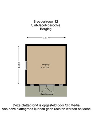 Broedertrouw 12, 9079 KX Sint Jacobiparochie - Berging - 2D.jpg