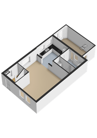 Finsterbuorren 2, 9057 LD Jelsum - Begane grond - 3D.png