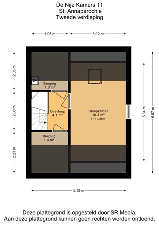 De Nije Kamers 11, 9076 JD Sint Annaparochie - Tweede verdieping - 2D.jpg