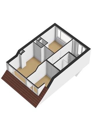 Van Loonstraat 95A, 8932 AP Leeuwarden - Van loonstraat 95a - 1e verdieping - 3D.jpg