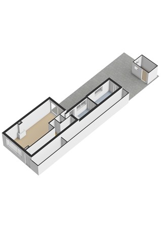 Van Loonstraat 95A, 8932 AP Leeuwarden - Van loonstraat 95a - Situatie - 3D.jpg