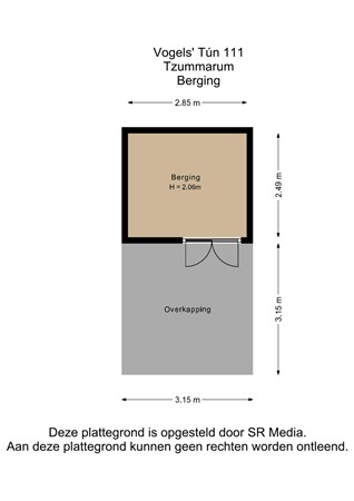 Vogels' Tún 111, 8851 HT Tzummarum - Berging - 2D.jpg