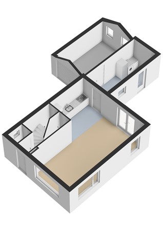 Beuckelaerstraat 44, 9076 AZ Sint Annaparochie - Beuckelaerstraat 44 - Begane grond - 3D.jpg