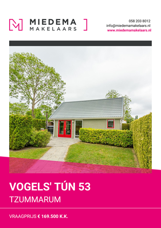Brochure preview - Vogels' Tún 53, 8851 HT TZUMMARUM (1)