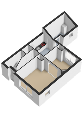 Ferniawei 26, 9047 KP Minnertsga - Begane grond - 3D.png