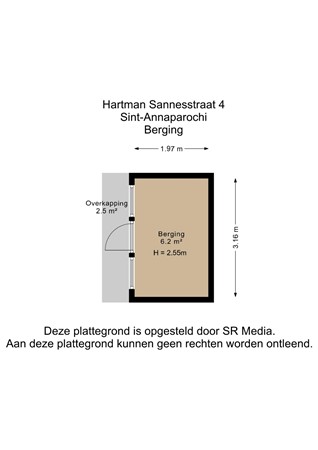 Hartman Sannesstraat 4, 9076 EB Sint Annaparochie - Berging - 2D.jpg