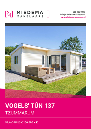 Brochure preview - Vogels' Tún 137, 8851 HT TZUMMARUM (1)