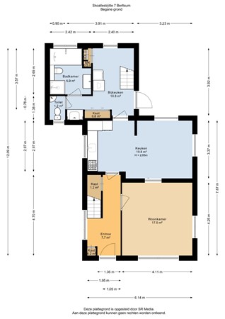 Skoallestrjitte 7, 9041 BL Berltsum - Begane grond - 2D.jpg