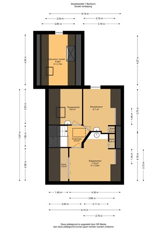 Skoallestrjitte 7, 9041 BL Berltsum - Eerste verdieping - 2D.jpg