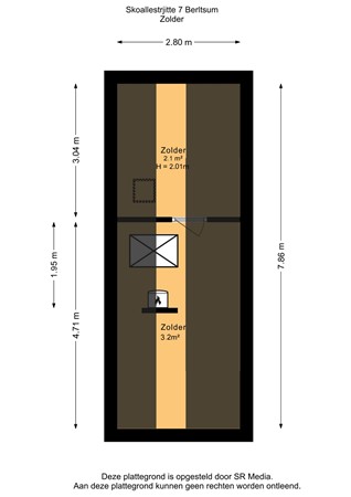 Skoallestrjitte 7, 9041 BL Berltsum - Zolder - 2D.jpg