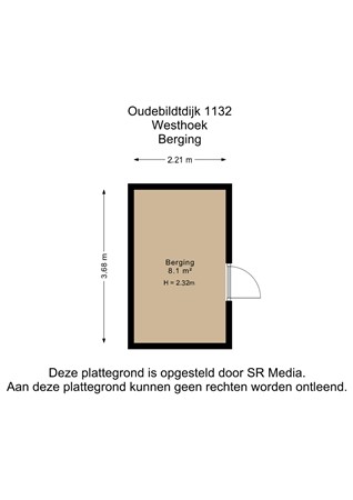 Oudebildtdijk 1132, 9075 NN Westhoek - Berging - 2D.jpg