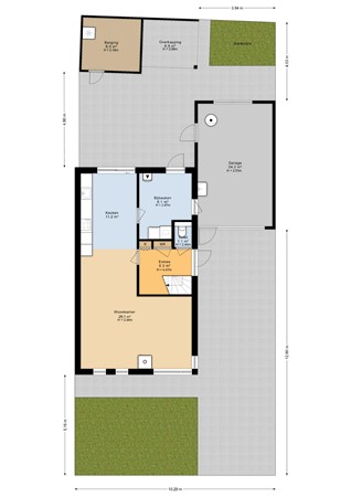 De Keats 4, 9041 EX Berltsum - De Keats 4 - Situatie - 2D.jpg