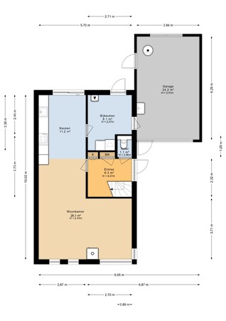 De Keats 4, 9041 EX Berltsum - De Keats 4 - Begane grond - 2D.jpg