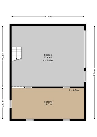 Sirtemawei 1, 9038 TA Ingelum - Sirtemawei 1 - Garage - 2D.jpg